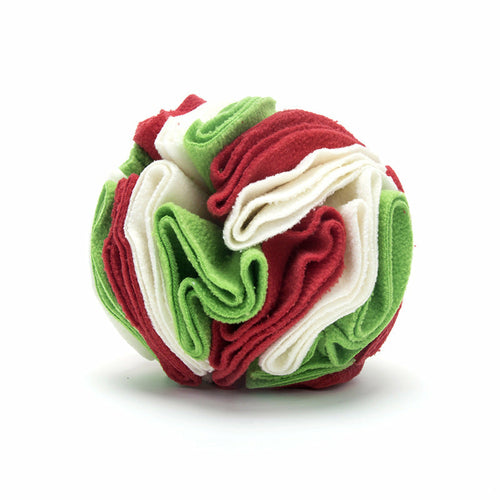 Pet Snuffle Training Ball Toy multiple colors and 2 sizes