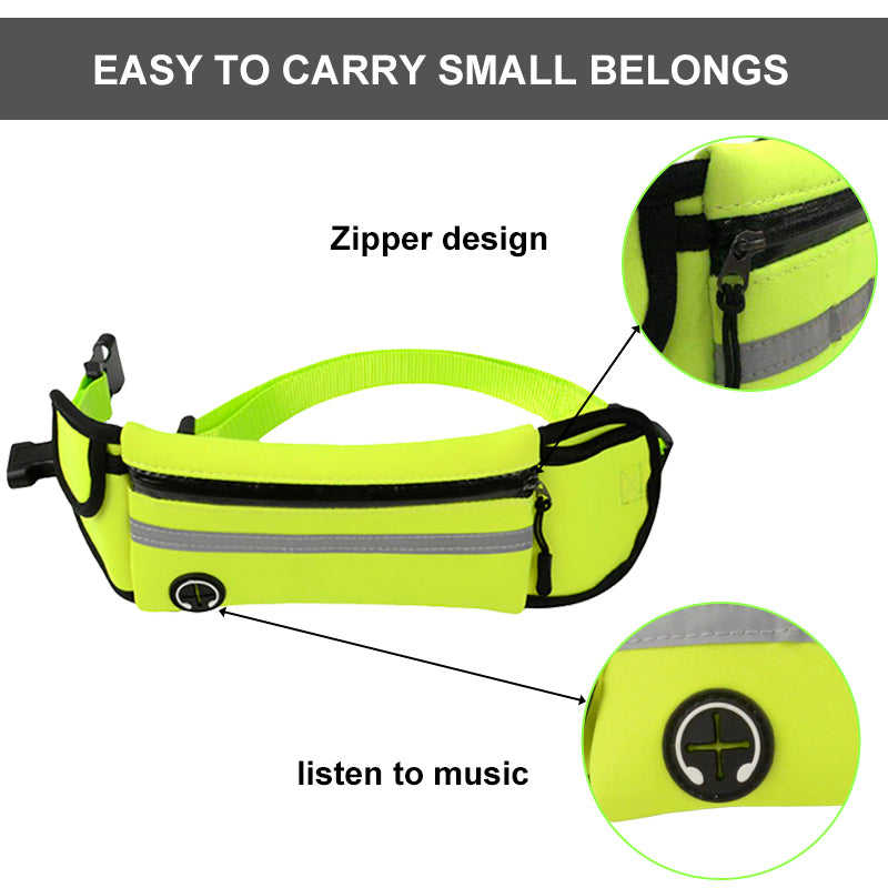 Features of sports bag attaches to leash