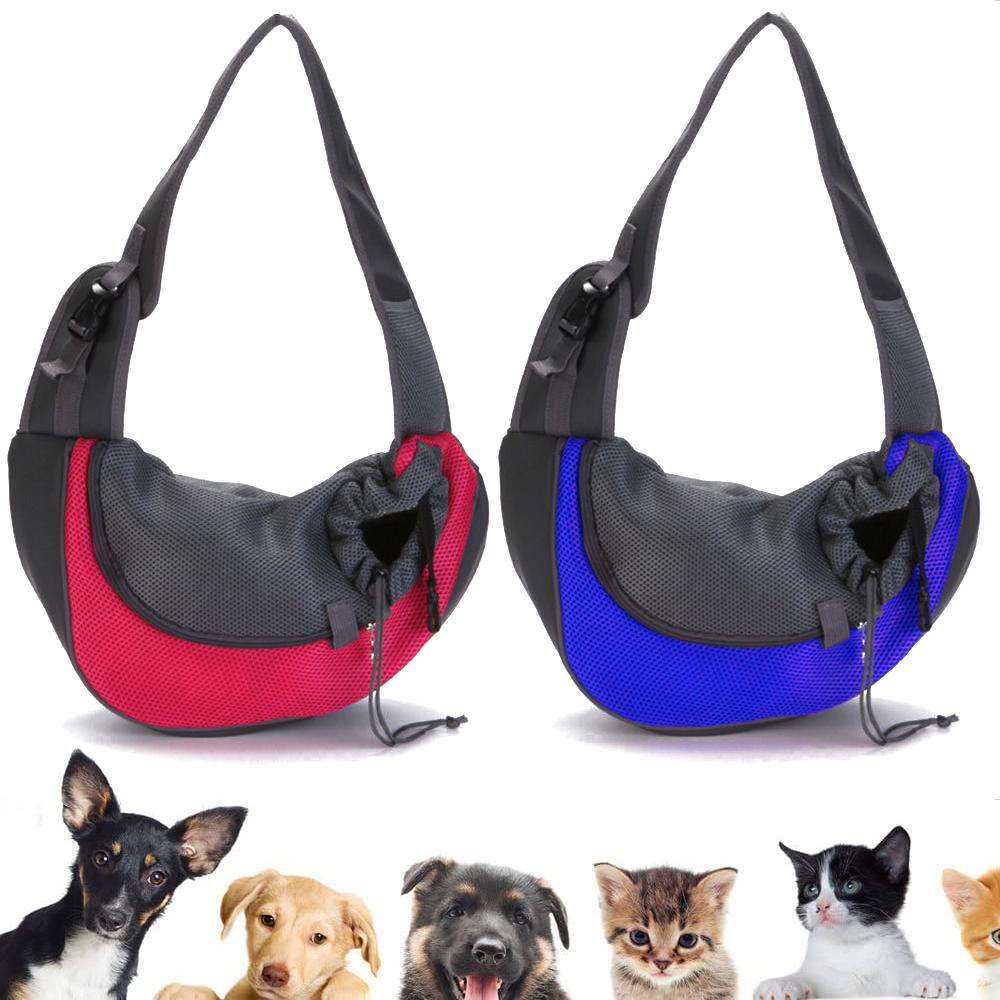 Pet shoulder bag carrier in Red and Blue and the size of pets that would work 