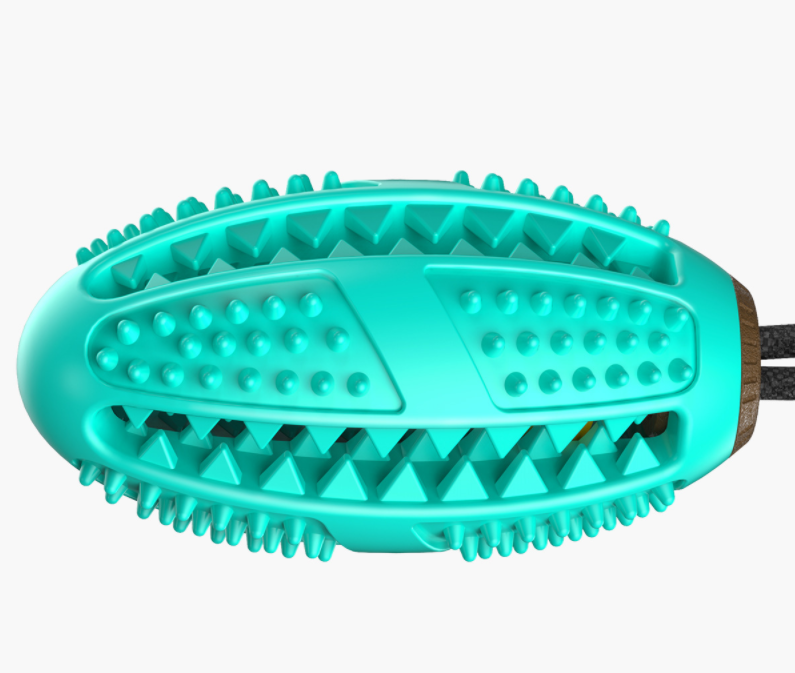 Dog chew toy for fun and teeth cleaning