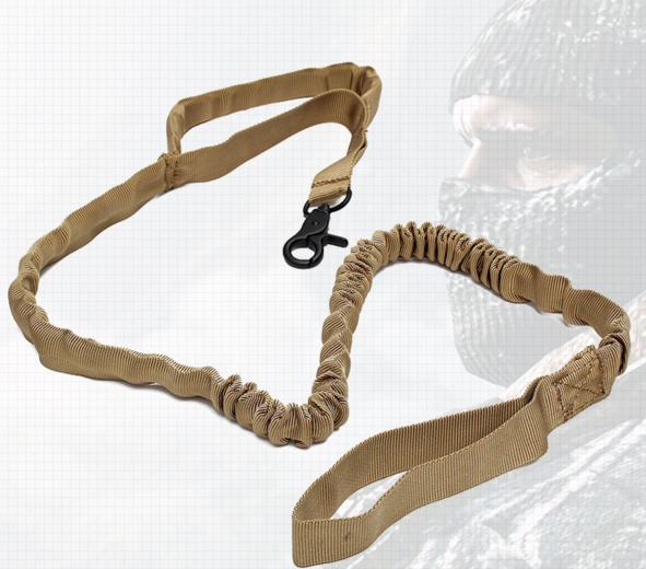 Khaki Colored Reflective Leash