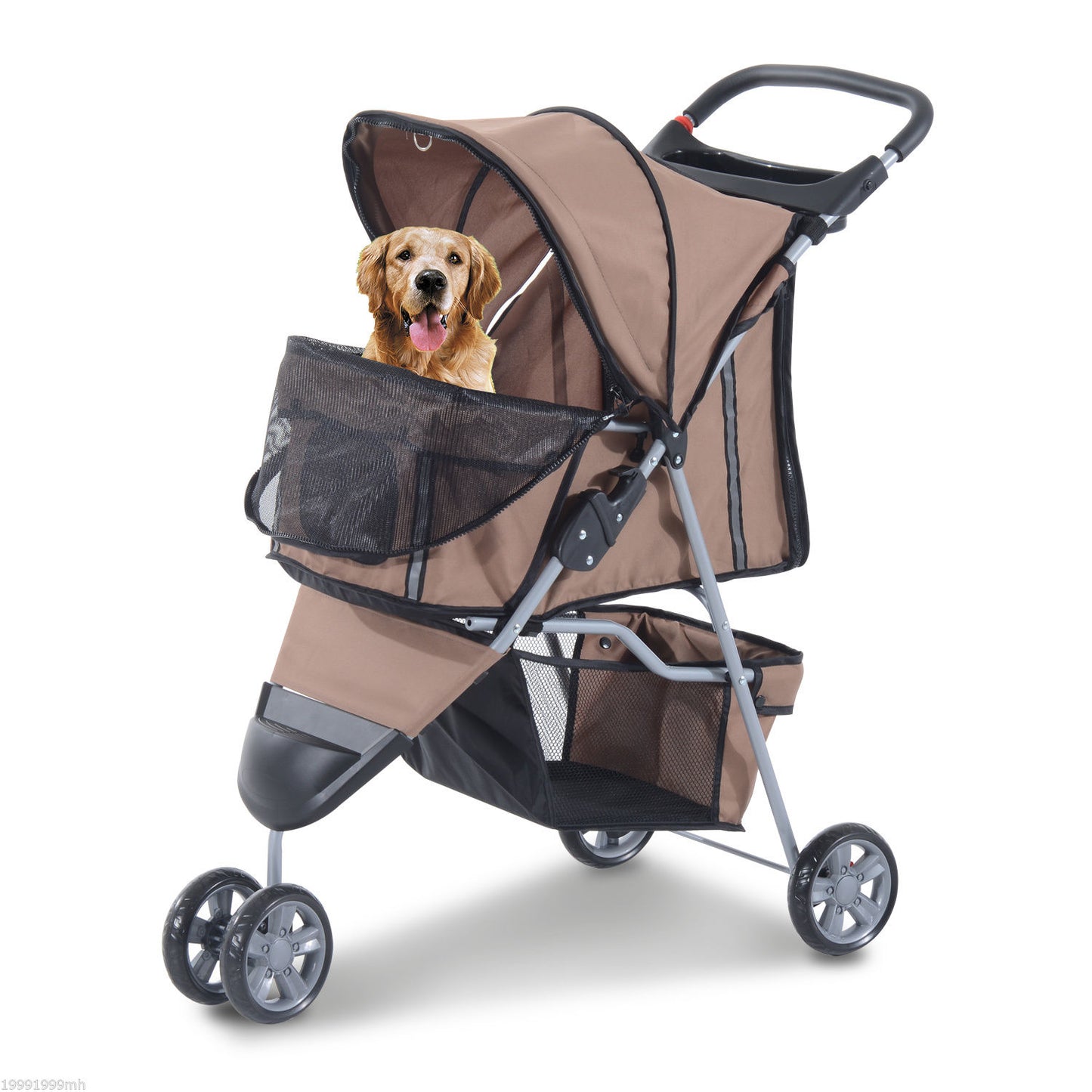 3 Wheel Folding Pet Stroller