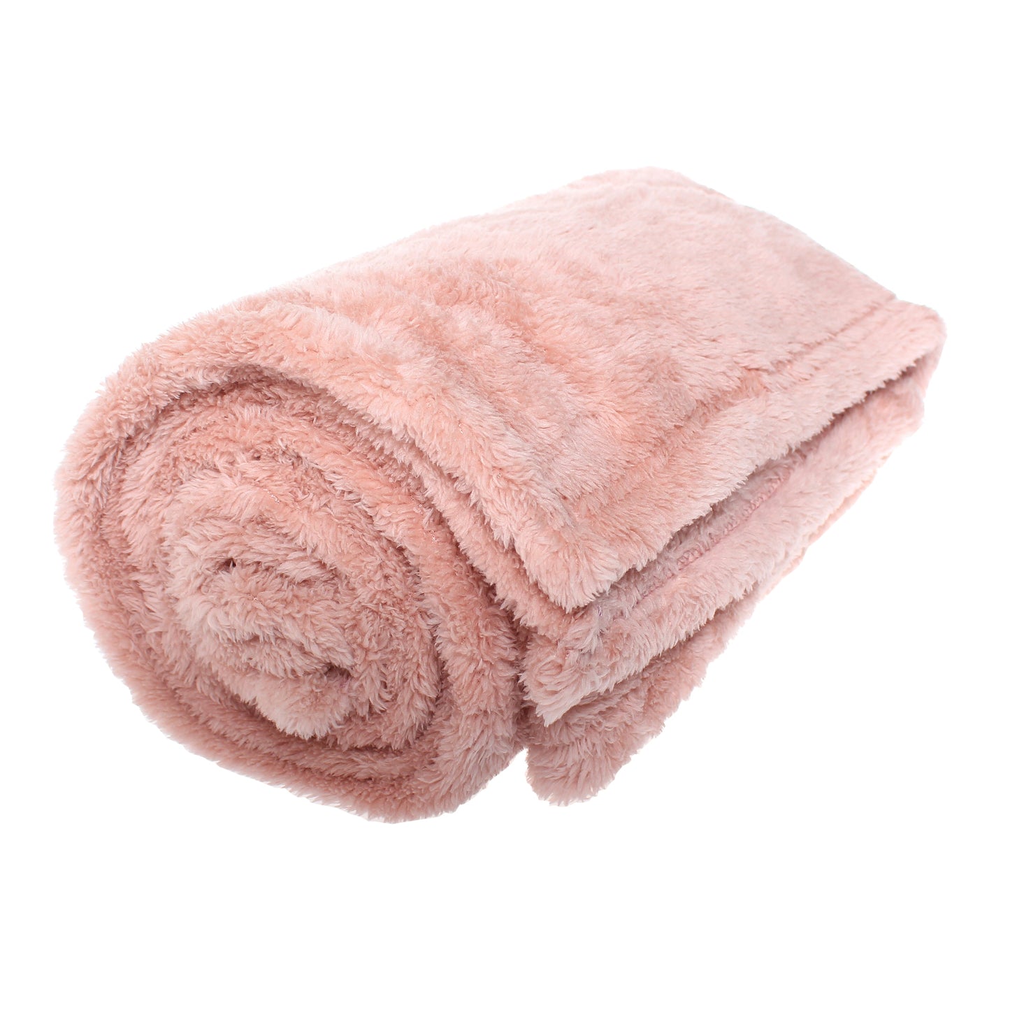 Pink Fluffy Fleece Pet Blanket