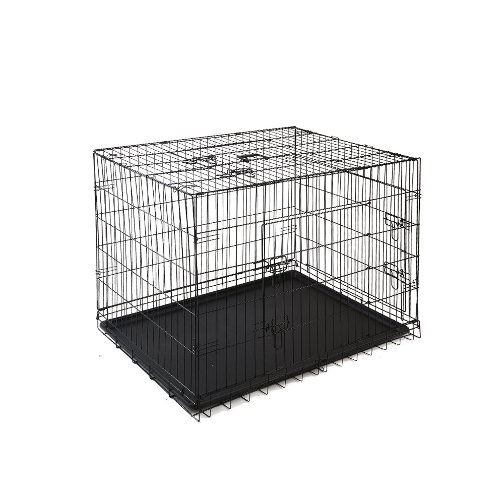 Image of wire crate with pad