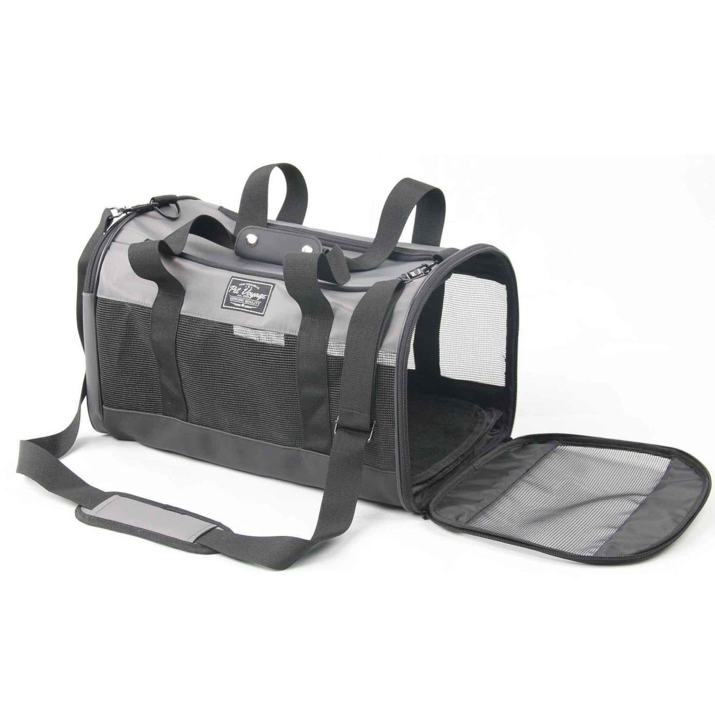 Pet carrier with shoulder strap