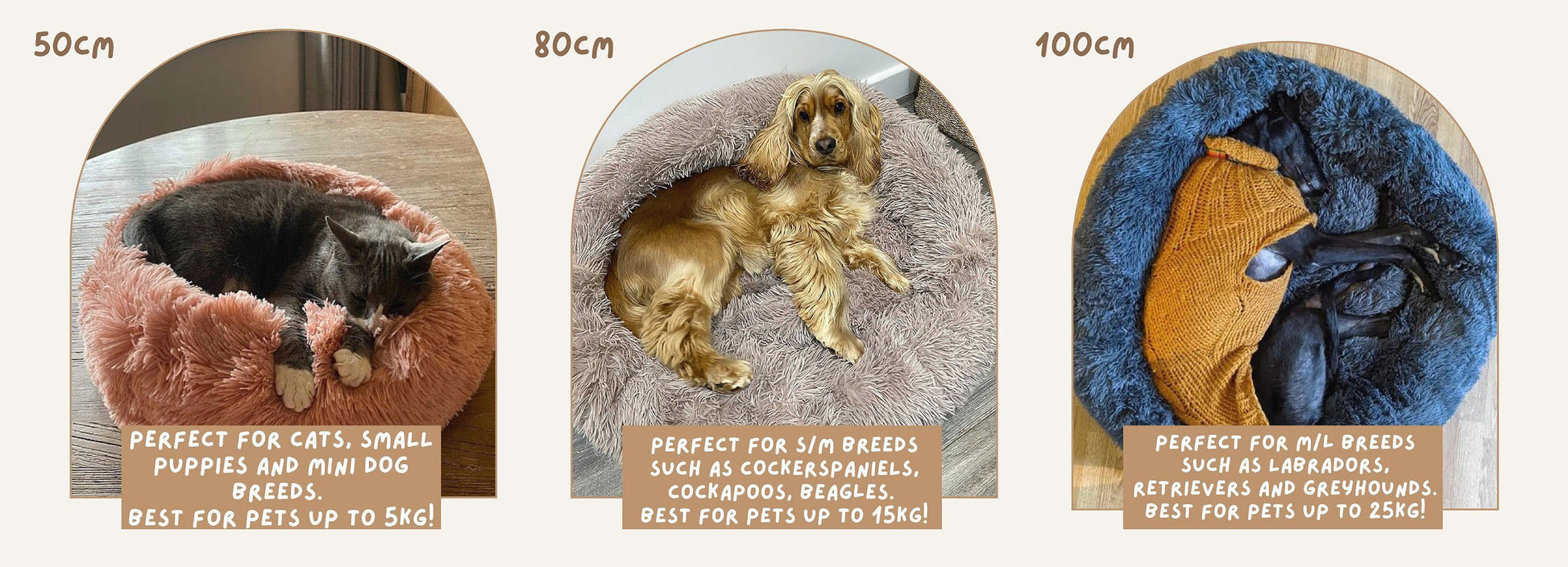 Calming Donut Bed For Dogs & Cats