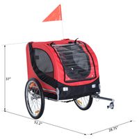 Image and size of Pet Bike Trailer