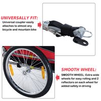 Foldable Pet Bike Trailer