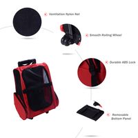 Rolling Pet Carrier Backpack