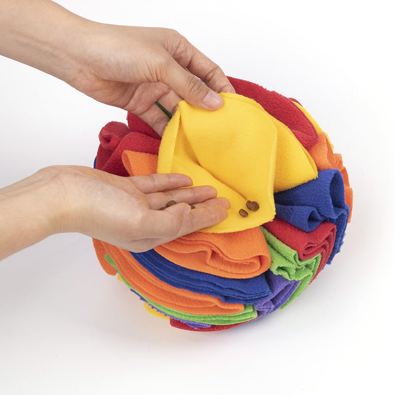 How to hide food in the Snuffle ball toy